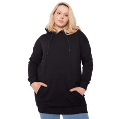 BASIC FEEL GOOD Dámska mikina plus size LUNA black RV-BL-6338.19X_362522 XL