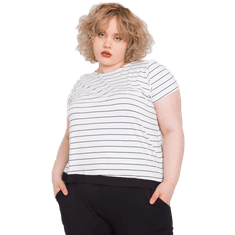 BASIC FEEL GOOD Dámska blúzka plus size LILLIANA biela RV-BZ-6631.07_364844 4XL