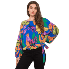 Ex moda Dámska oversize blúzka AINARA modrá EM-BZ-001N-3.71P_377631 Univerzálne