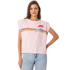 FANCY Dámske tričko s potlačou MALIBU svetlo ružová FA-BZ-7139.73P_367557 Univerzálne