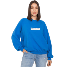 RELEVANCE Dámska mikina plus size HARLETTE tmavomodrá RV-BL-7270.20_380728 Univerzálne