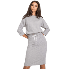 Ex moda Dámsky set so sukňou SAVINA sivý EM-KMPL-621.21P_377155 Univerzálne