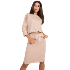 Ex moda Dámska sukňová súprava SAVINA beige EM-KMPL-621.21P_377165 Univerzálne