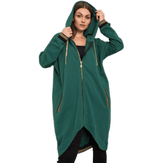 RELEVANCE Dámska mikina s kapucňou Alissa dark green RV-BL-6791.48_377681 S-M