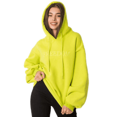 RUE PARIS Dámska mikina Carris RUE PARIS Fluo green RV-BL-7006.18_378752 L-XL