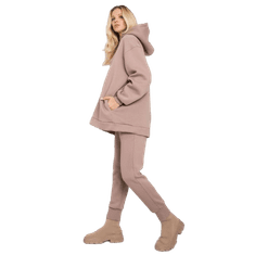 BASIC FEEL GOOD Dámske dvojdielne tepláky LUCIA dark beige RV-KMPL-7372.26X_381114 S-M