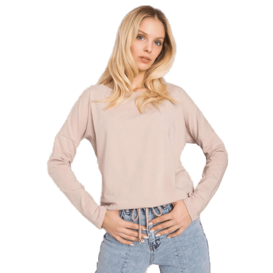 BASIC FEEL GOOD Dámska blúzka CARLA light beige RV-BZ-5122.15P_381405 XS