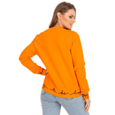 RELEVANCE Dámska mikina na zips PIA oranžová RV-BL-7809.37X_385685 L-XL