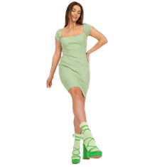 Factoryprice Dámske šaty s krátkym rukávom APRIL green EM-SK-MC7012.89P_385519 Univerzálne