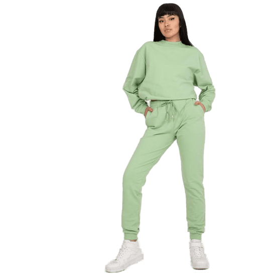 BASIC FEEL GOOD Dámske tepláky PISTA green AP-DR-A-003_383155 S