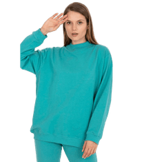 BASIC FEEL GOOD Dámska nadrozmerná mikina BASE green AP-BL-A-R001_385826 S-M