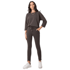 BASIC FEEL GOOD Dámske tepláky DEBORA dark khaki RV-DR-6002.14X_358265 S