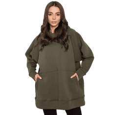 BASIC FEEL GOOD Dámska mikina SELITA khaki RV-BL-7369.67_380154 S-M