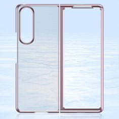 IZMAEL Plating Case Hard puzdro pre Samsung Galaxy Z Fold 3 - Modrá KP22130