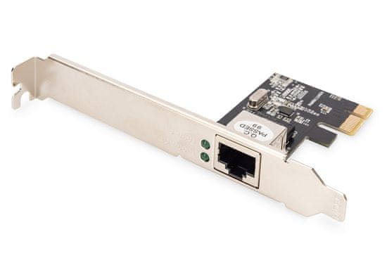 shumee DIGITUS DRÁTOVÁ PCIE SÍŤOVÁ KARTA DN-10130-1, PCI EXPRESS TO GIGABIT 10/100/1000 MBPS, NÍZKÝ PROFIL