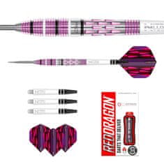 RED DRAGON Šípky Steel Artura Shocking - Pink - 24g