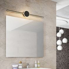 Tutumi Kúpeľňové svietidlo s LED Round BLACK 60CM APP849-1W
