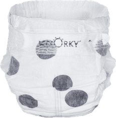 KOLORKY DELUXE VELVET - Bodky - XL (12-16 kg) - 17 ks- jednorazové eko plienky