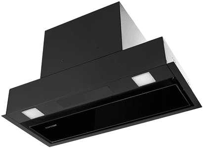 Vstavaný digestor Concept OPI7060bc Nontouch control Black 