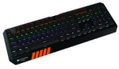 Canyon Herná klávesnica HAZARD GK-6 US layout, drôtová, mechanická so svetelnými efektmi, 104 kláves, 10 typu podsvietenia