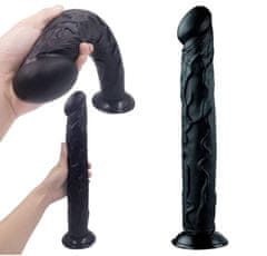 Xcock Velký žilnatý penis - dong na přísavce XXL 35 cm