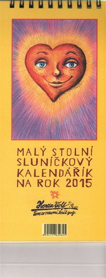 Malý stolný slniečkový kalendárik na rok 2015 - Honza Volf