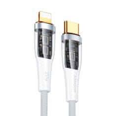 shumee Kábel s inteligentným vypínačom USB-C - iPhone Lightning 1,2m - biely