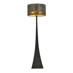 shumee Stojacia lampa ESTRELLA LP1 BLACK/GOLD 1156/LP1 originálny dizajn veľké tienidlo