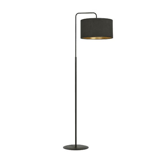 shumee Stojacia lampa HILDE LP1 BL BLACK s modernými tienidlami