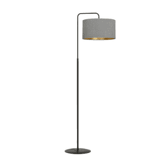 shumee Stojacia lampa HILDE LP1 BL GREY s modernými tienidlami