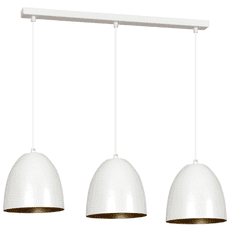 shumee LENOX 3 WHITE-GOLD 411/3 moderné závesné svietidlo White / Gold