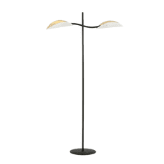 shumee Stojacia lampa LOTUS LP2 WHITE/GOLD 1107/LP2 originálne dizajnové tienidlá