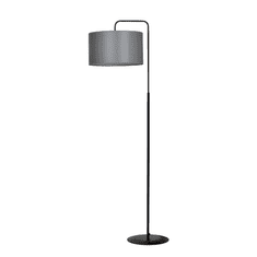 shumee Stojacia lampa TRAPO LP1 BLACK / WHITE 570/2 čierna veľké biele tienidlo