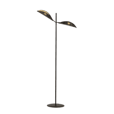 shumee Stojacia lampa VENE LP2 BLACK/GOLD 1158/LP2 originálne dizajnové tienidlá