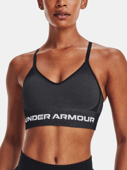 Under Armour Podprsenka UA Seamless Low Long Rib-BLK