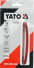 YATO Brúsny pás P100, 10x330mm 10ks