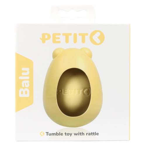 EBI PETIT BALU Hryzátko pre šteňatá a dospelých psov malých plemien žlté vajíčko 8x6x6cm