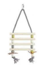 Zolux Rebrík pre vtáky povrazový drevené priečky 31cm