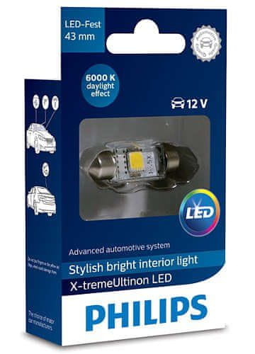 Philips LED X-tremeUltinon-sufit SV 10,5x43- 6000K daylight effect