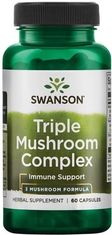 Swanson Triple Mushroom Standardized Complex (Maitake, Reishi, Shiitake), 60 kapsúl