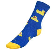 Ponožky Kačica - 39-42 - modrá, žltá