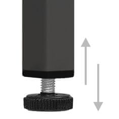 Petromila vidaXL Komoda antracitová 105x35x70 cm oceľ a tvrdené sklo