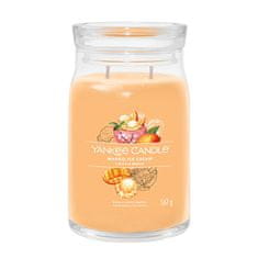 Yankee Candle Aromatická sviečka Signature sklo veľké Mango Ice Cream 567 g