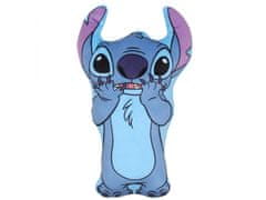 Disney Stitch Disney Dekoračný vankúš, mäkký, malý, modrý OEKO-TEX