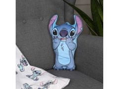 Disney Stitch Disney Dekoračný vankúš, mäkký, malý, modrý OEKO-TEX