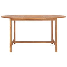 Petromila vidaXL Záhradný stôl 150x76 cm, tíkový masív