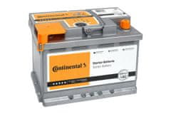 Continental 60Ah Autobatéria 12V LB2, 580A , 2800012020280