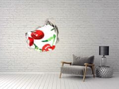 Wallmuralia.sk Diera 3D fototapety nálepka Čerešne 125x125 cm