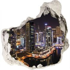 Wallmuralia.sk Diera 3D fototapety nálepka Marina v dubaji 100x100 cm