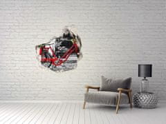 Wallmuralia.sk Diera 3D fototapety na stenu City bike 100x100 cm